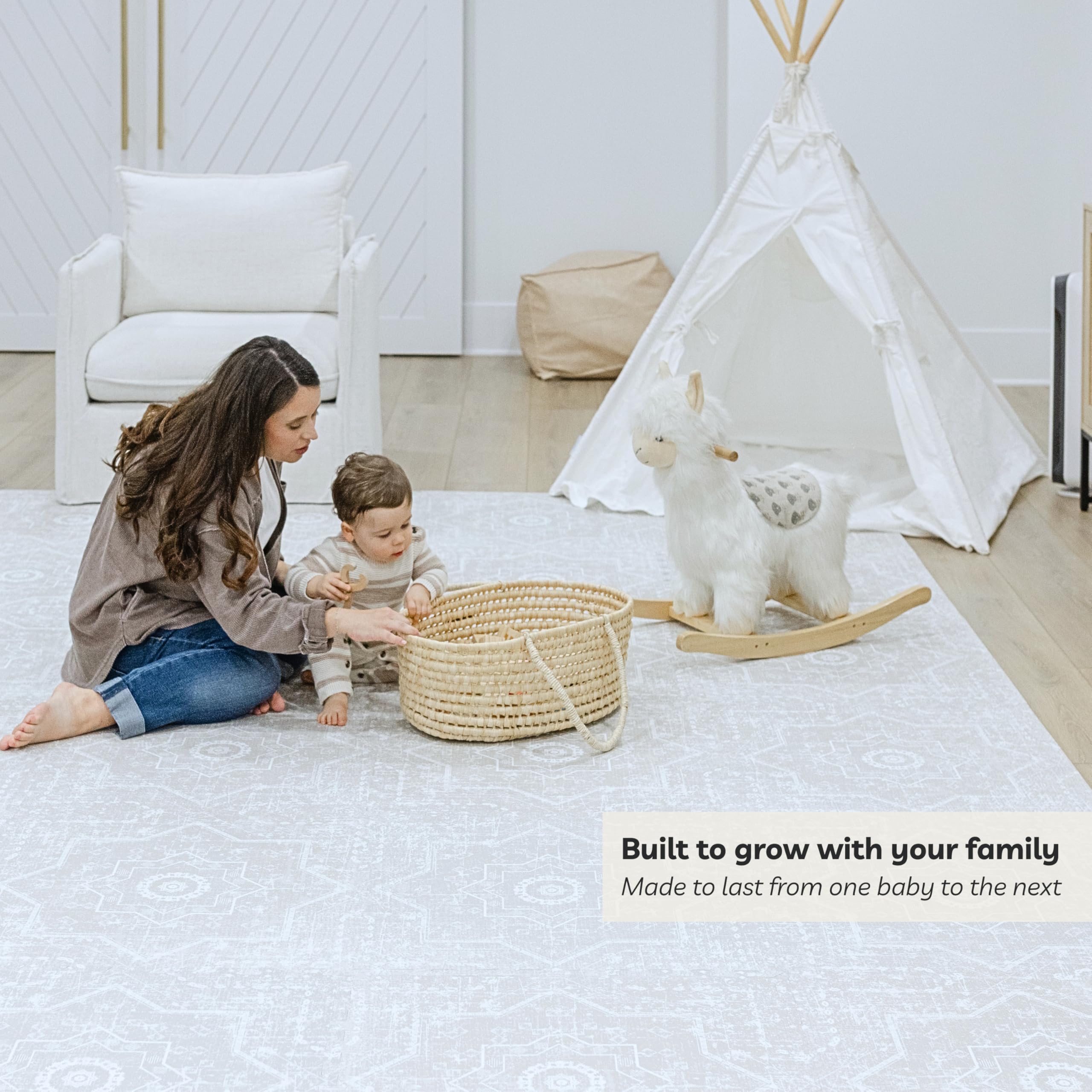 Amazon.com : Little Landings Baby Play Mat for Floor - Layla